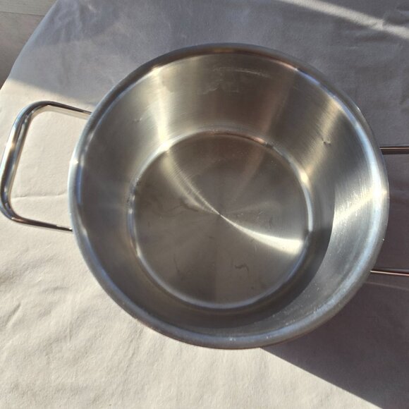 WMF Cromargan Transtherm 18/10 Stainless Steel Double Handle Sauce Pan No Lid 7" - Picture 6 of 7